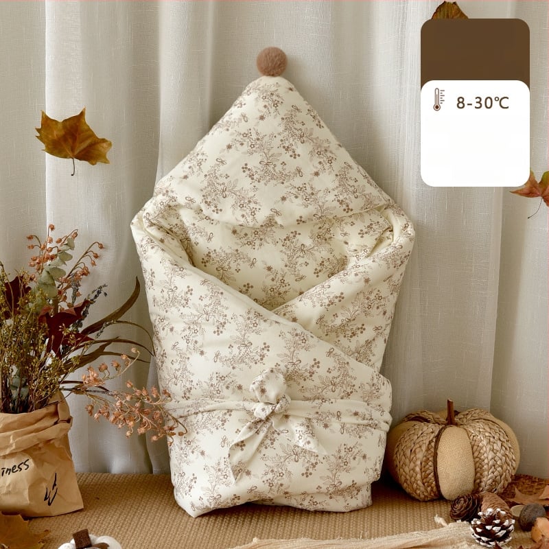 Novorodenecká zimná deka s čistou bavlnou, výplň polyestera a bavlna, 0.55-1.0 kg, s odnímateľnou vnútornou bavlnennou vrstvou