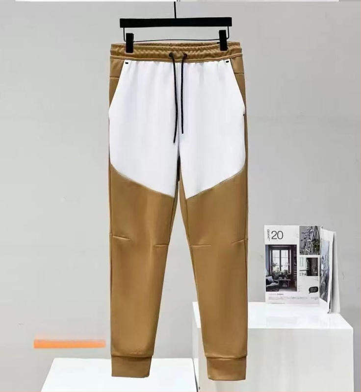 Férfi pamut kötött sport- és edző nadrág, szűk szabás, 350 g/m² anyag, őszi szezon