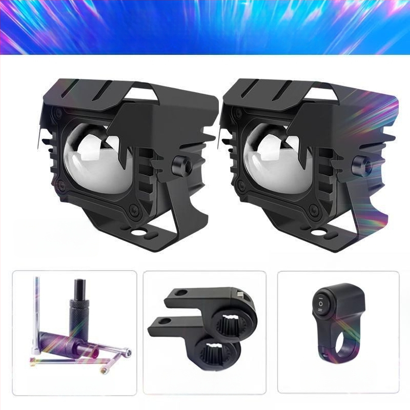 LED лазерен прожектор за мотор, анти-мъгла, външно монтиране