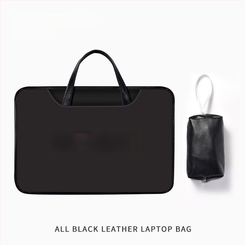 Torba za laptop s motivom medvjeda, minimalistička, dvostrana, s ručkom za nošenje.