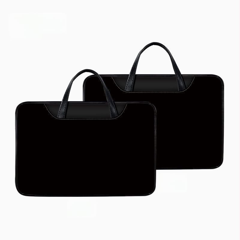 Torba za laptop s motivom medvjeda, minimalistička, dvostrana, s ručkom za nošenje.