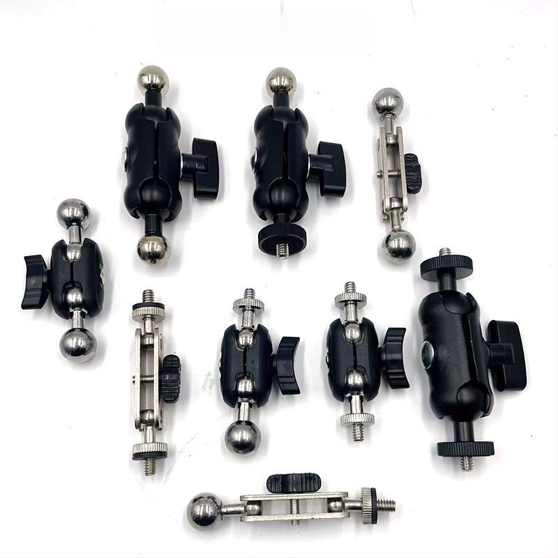 Δέτης τηλεφώνου με 17 mm σφαίρα και βάση 1/4-inch για γιμπάλ — προσαρμογέας τροχού