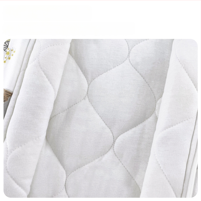 Unisex 100% βαμβακερός επενδυμένος υπνόσακος με διαχωρισμούς ποδιών για παιδιά, χειμώνας-φθινόπωρο, 3–8 ετών, οικιακή ενδυμασία