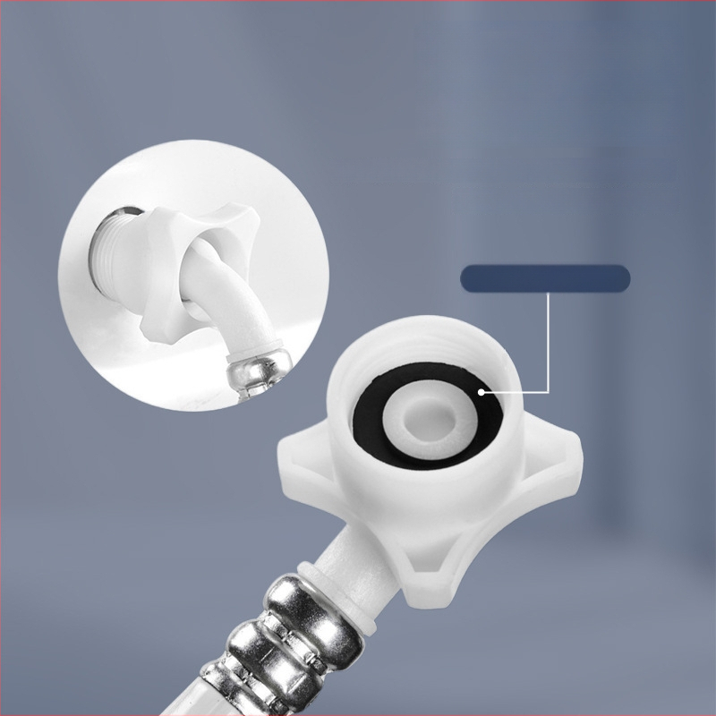 Εκρηξιοπροστατευμένος εκτεταμένος σωλήνας παροχής νερού πλυντηρίου, PVC, μοντέλο 004, φορητή σύνδεση, θερμοκρασία λειτουργίας 180°C