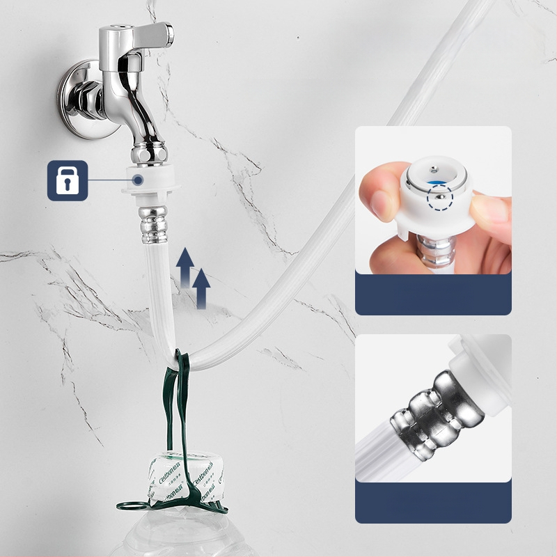 Εκρηξιοπροστατευμένος εκτεταμένος σωλήνας παροχής νερού πλυντηρίου, PVC, μοντέλο 004, φορητή σύνδεση, θερμοκρασία λειτουργίας 180°C