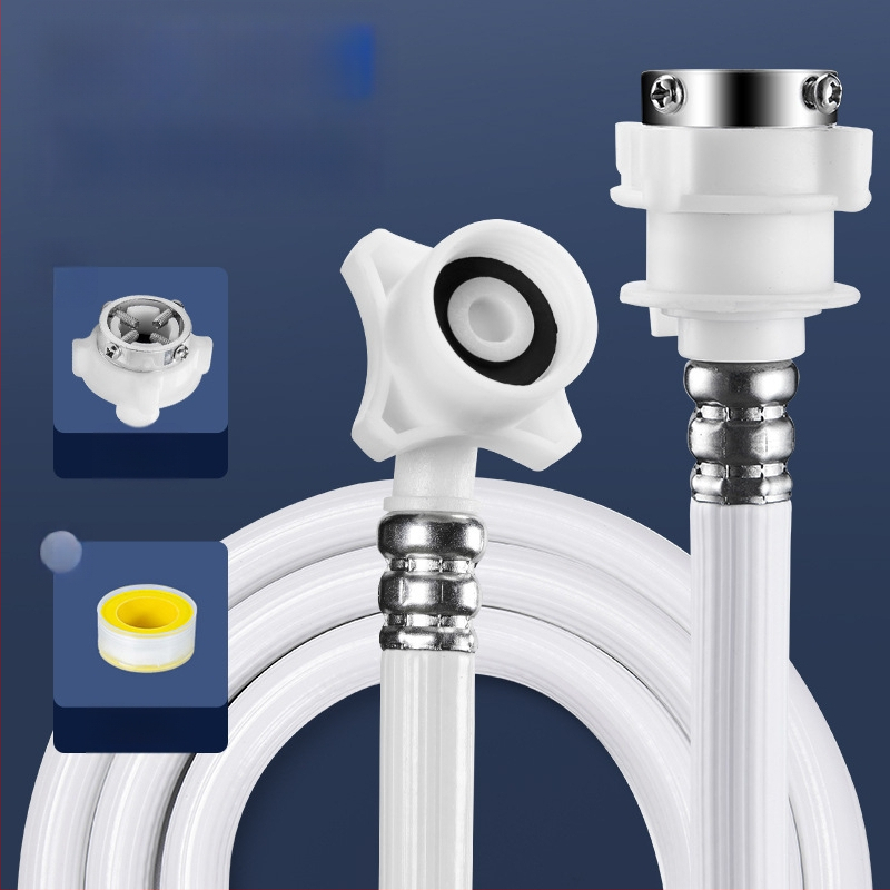 Εκρηξιοπροστατευμένος εκτεταμένος σωλήνας παροχής νερού πλυντηρίου, PVC, μοντέλο 004, φορητή σύνδεση, θερμοκρασία λειτουργίας 180°C