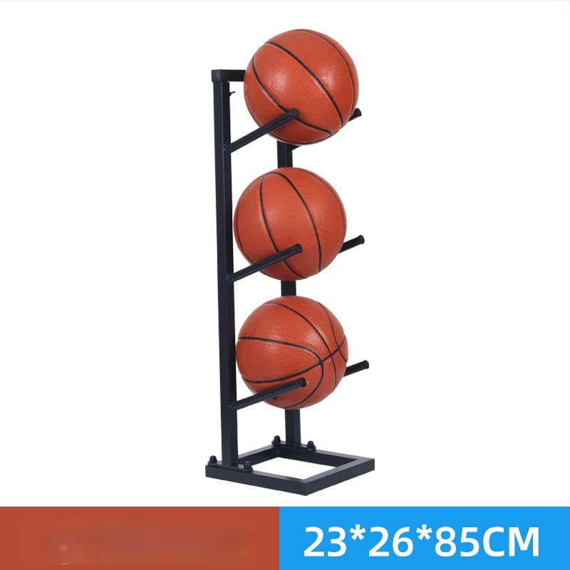 Stativ pentru mingi de baschet, fotbal și volei — structură din oțel, 6 kg, marca Conant, etichetă privată licențiată.