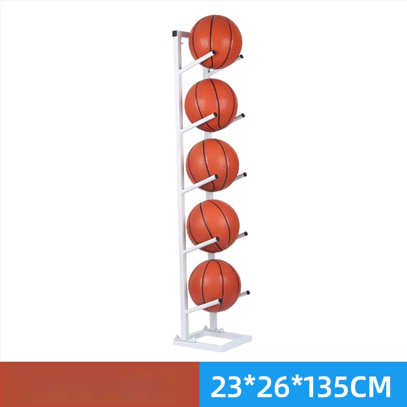 Stativ pentru mingi de baschet, fotbal și volei — structură din oțel, 6 kg, marca Conant, etichetă privată licențiată.