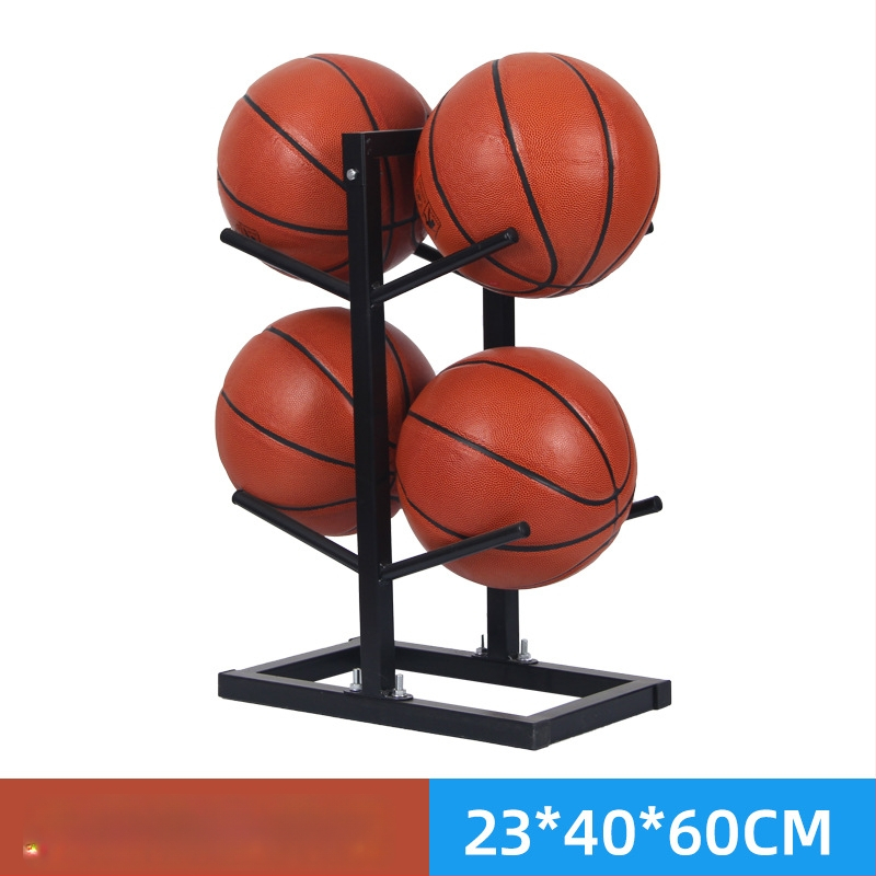 Stativ pentru mingi de baschet, fotbal și volei — structură din oțel, 6 kg, marca Conant, etichetă privată licențiată.