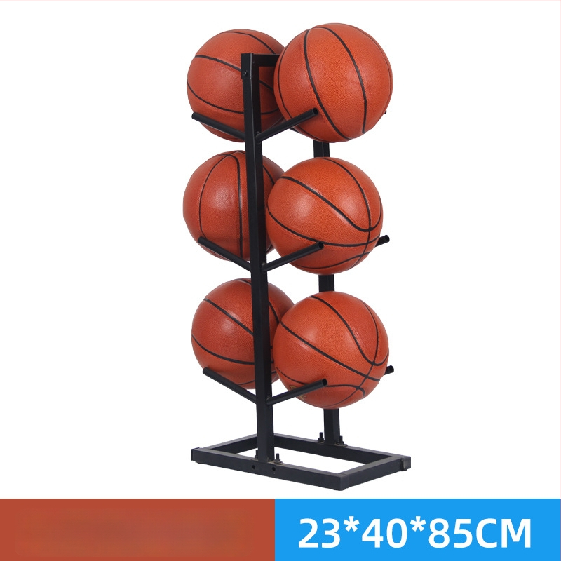 Stativ pentru mingi de baschet, fotbal și volei — structură din oțel, 6 kg, marca Conant, etichetă privată licențiată.