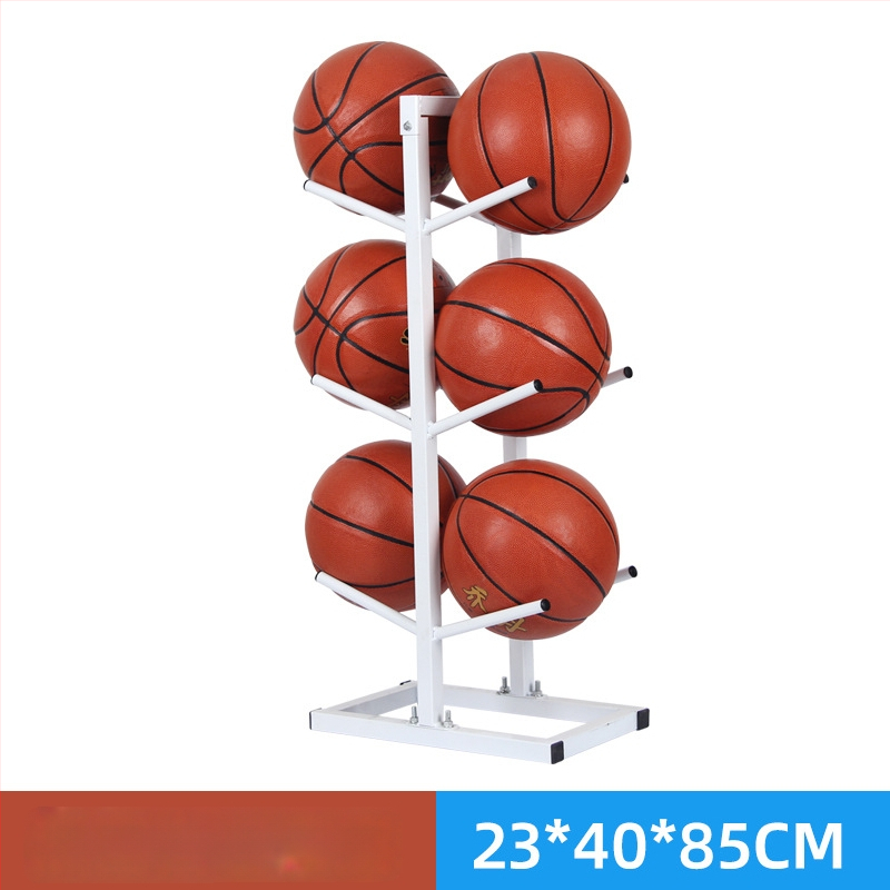 Stativ pentru mingi de baschet, fotbal și volei — structură din oțel, 6 kg, marca Conant, etichetă privată licențiată.