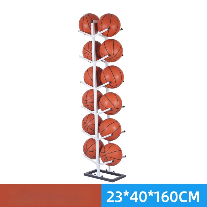 Stativ pentru mingi de baschet, fotbal și volei — structură din oțel, 6 kg, marca Conant, etichetă privată licențiată.