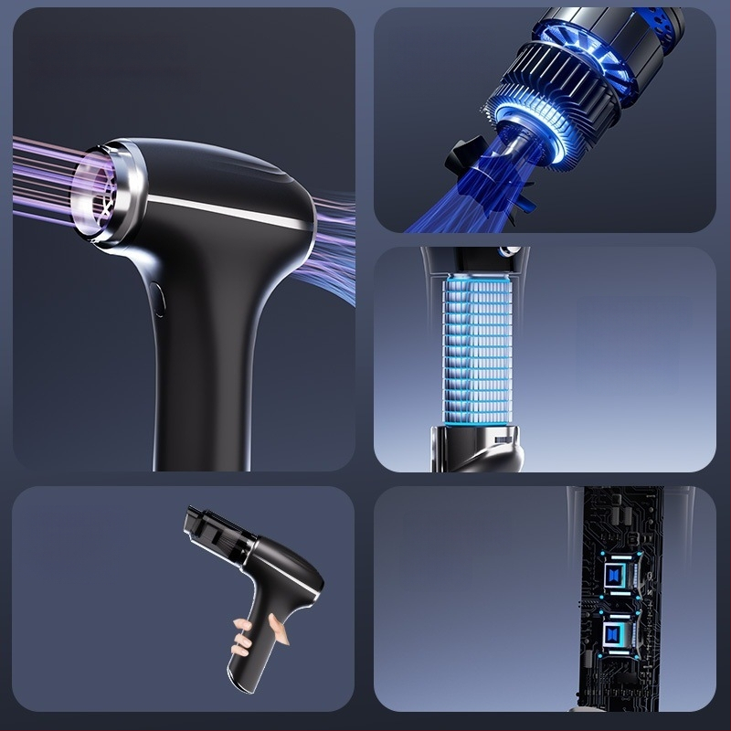 Aspirator fără fir, aspirație 20000 Pa, 12 V, 100 W, reîncărcabil