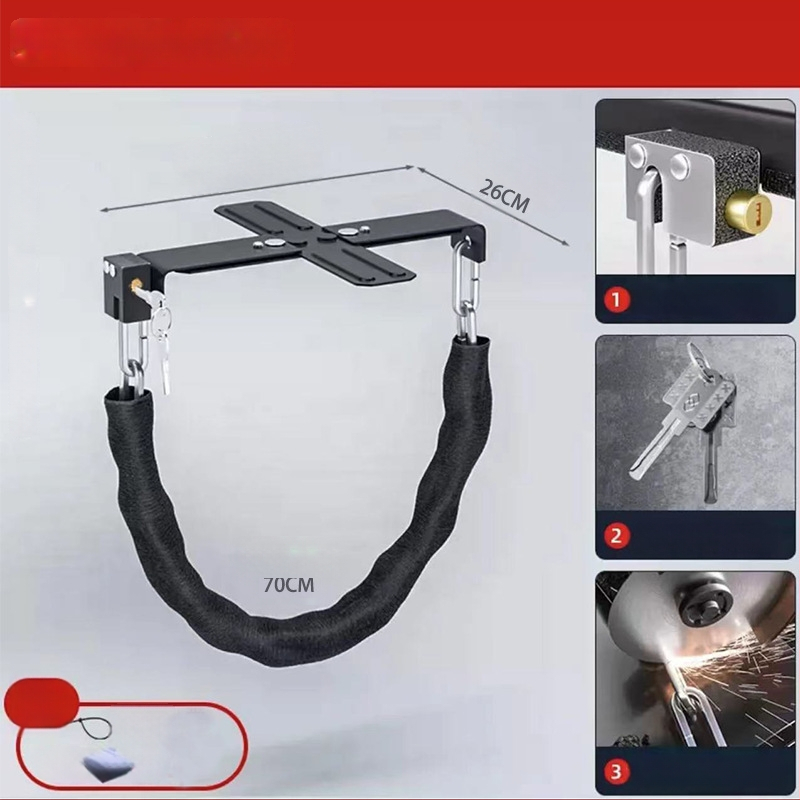 Keyma 508-18 Akkumulátorfedél-zár elektromos járműhöz, rézötvözet acéllemez bevonattal, EV akkumulátor védelem, tömeg 500 g, modern és minimalist stílus