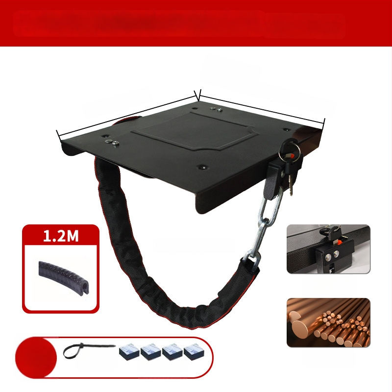 Keyma 508-18 Akkumulátorfedél-zár elektromos járműhöz, rézötvözet acéllemez bevonattal, EV akkumulátor védelem, tömeg 500 g, modern és minimalist stílus