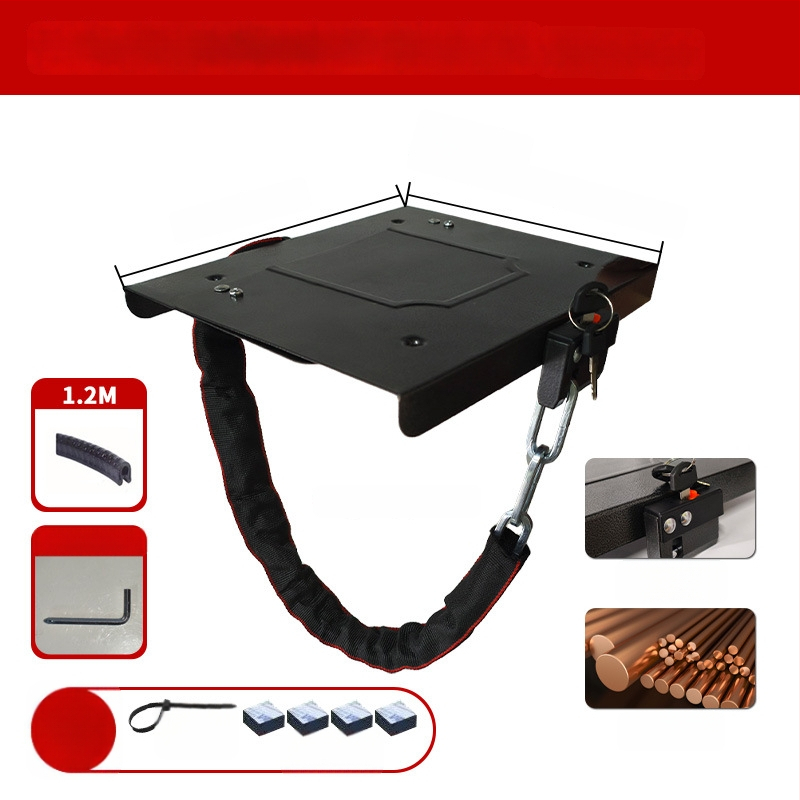 Keyma 508-18 Akkumulátorfedél-zár elektromos járműhöz, rézötvözet acéllemez bevonattal, EV akkumulátor védelem, tömeg 500 g, modern és minimalist stílus
