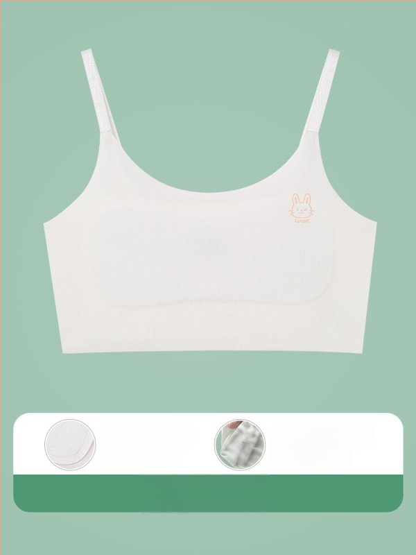Γιλέκο-εσώρουχο για κορίτσια 9–13 ετών, νάιλον ύφασμα, επένδυση από σπάνξ 30–50%, υπερλεπτές μορφοποιημένες θήκες με βαμβακερή επένδυση, τιράντες με κορδόνι