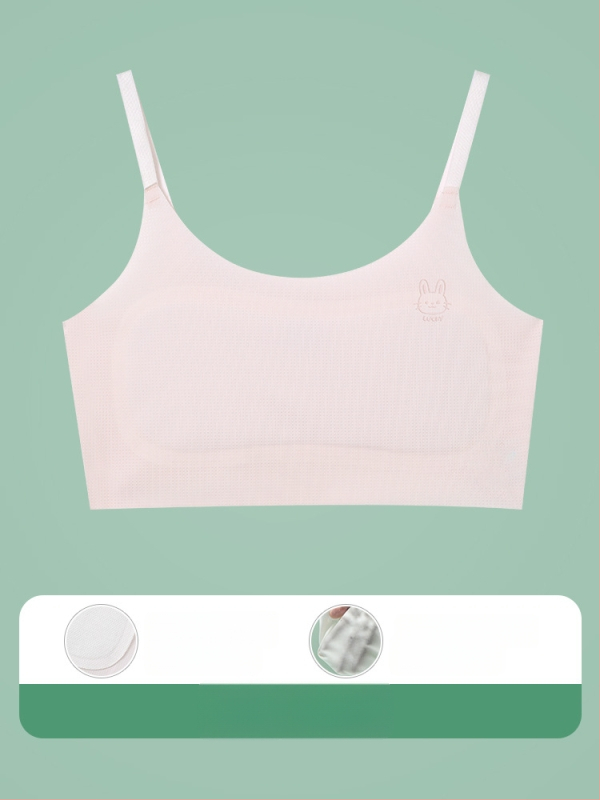 Γιλέκο-εσώρουχο για κορίτσια 9–13 ετών, νάιλον ύφασμα, επένδυση από σπάνξ 30–50%, υπερλεπτές μορφοποιημένες θήκες με βαμβακερή επένδυση, τιράντες με κορδόνι