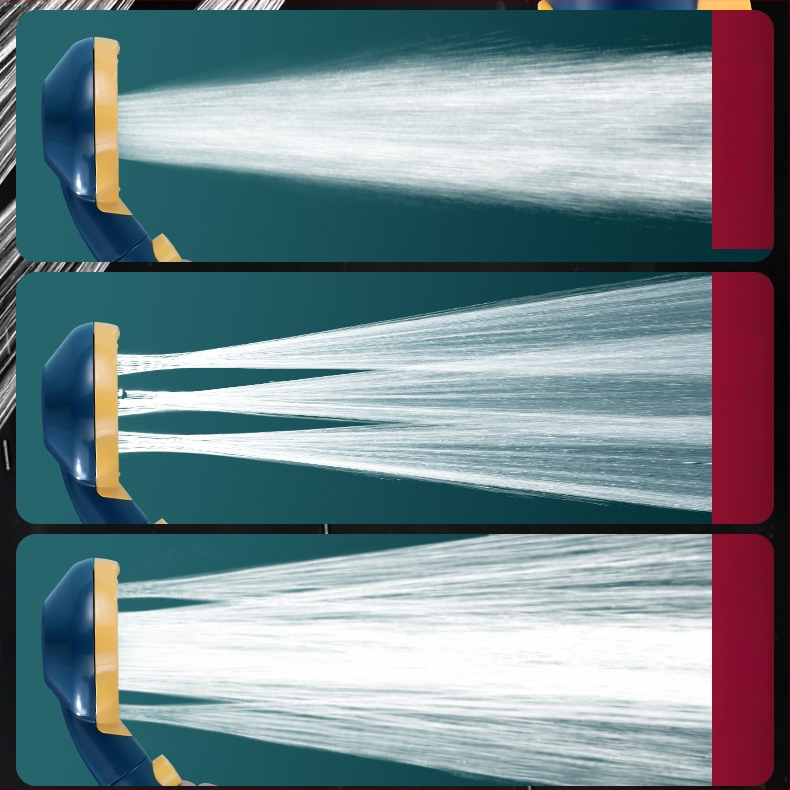 Κεφαλή ντους τετράγωνη, φορητή χειροκίνητη, με πίεση, λειτουργία βροχής – ABS, μοντέλο BNL-F02, σύνδεση με βίδες, 0–80°C, 0,03 MPa