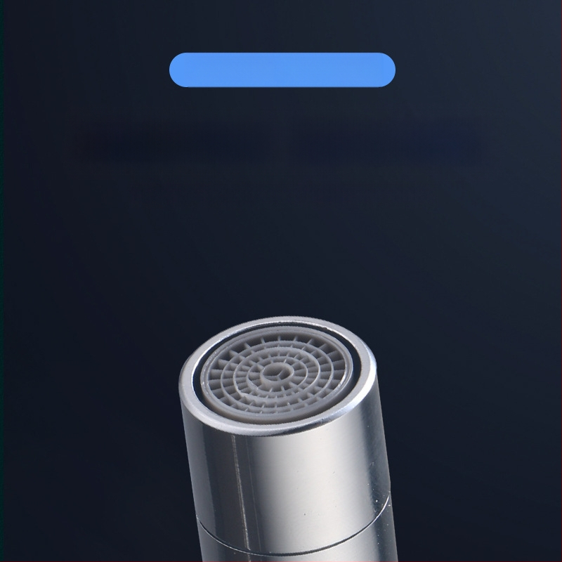 Kuchynská výstreková hlava s univerzálnou tryskou, vonkajšie predĺženie, otáčanie v tvare L 720°, meď, elektrolytická úprava, jednoduchá montáž skrutkou, ovládanie jednou rukou