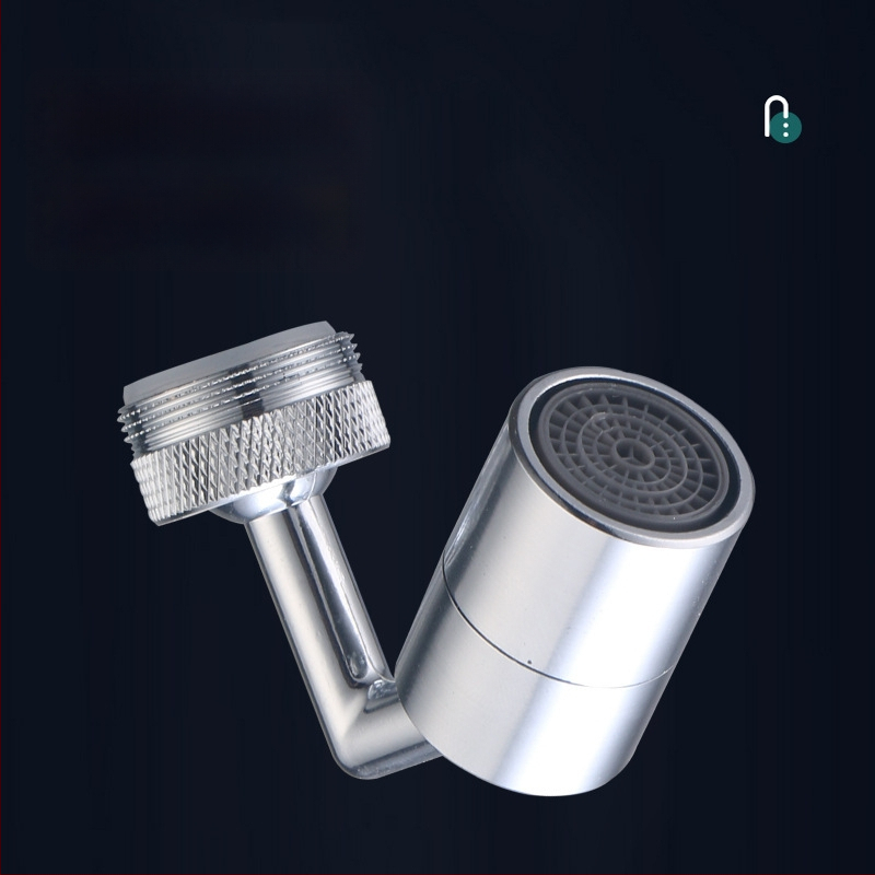 Kuchynská výstreková hlava s univerzálnou tryskou, vonkajšie predĺženie, otáčanie v tvare L 720°, meď, elektrolytická úprava, jednoduchá montáž skrutkou, ovládanie jednou rukou