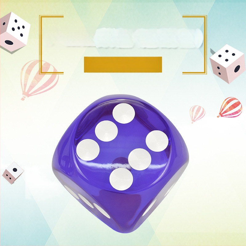 Ζάρια Royal Saint, ρητίνη, 6 όψεις, προσαρμόσιμα; σετ 1000 για σκάκι και παιχνίδια καρτών.