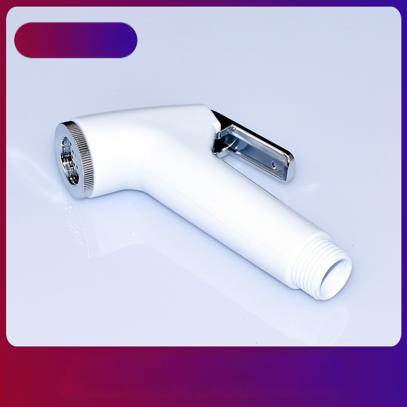 ABS ηλεκτροχρωμιωμένο πιστόλι ψεκασμού για τουαλέτα, φορητός χειροκίνητος μπιντέ, ψεκασμός βροχής, μοντέλο FXQ-001, σπειροειδής εγκατάσταση, έγχυση χύτευσης