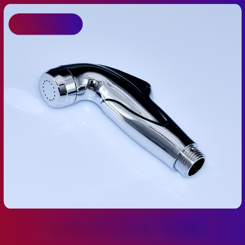 ABS ηλεκτροχρωμιωμένο πιστόλι ψεκασμού για τουαλέτα, φορητός χειροκίνητος μπιντέ, ψεκασμός βροχής, μοντέλο FXQ-001, σπειροειδής εγκατάσταση, έγχυση χύτευσης