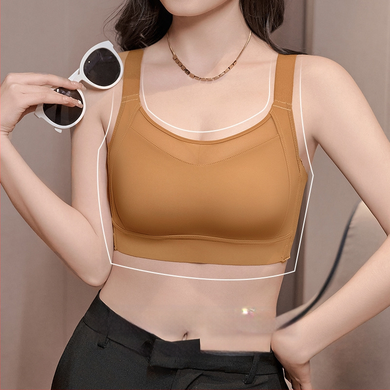 Bezšvová podprsenka s plnými košíčkami – ultra tenká nylon, tenké tvarované košíčky, bez kostíc, pevné dvojité ramienka, proti poklesu poprsia