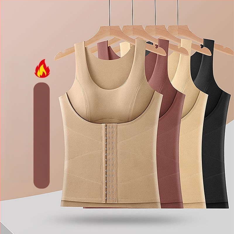 Vesta caldă din fleece dublu pe ambele fețe, cu cupe integrate pentru bust, pulover, model de conturare a corpului, 80–90% poliester