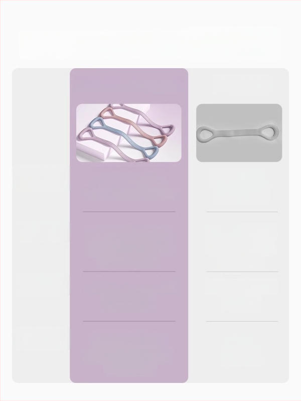 Figure-8 σιλικόνης ταινία αντίστασης – Ovanda Pull Exerciser, εκγύμναση πλάτης, άνοιγμα ώμων, ελαστική ταινία γιόγκα για οικιακή χρήση