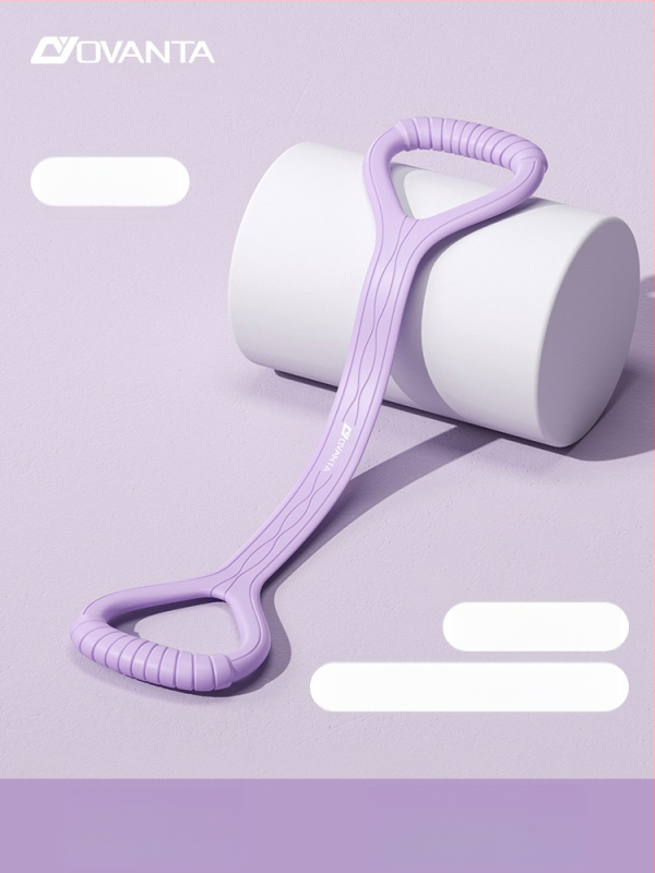 Figure-8 σιλικόνης ταινία αντίστασης – Ovanda Pull Exerciser, εκγύμναση πλάτης, άνοιγμα ώμων, ελαστική ταινία γιόγκα για οικιακή χρήση