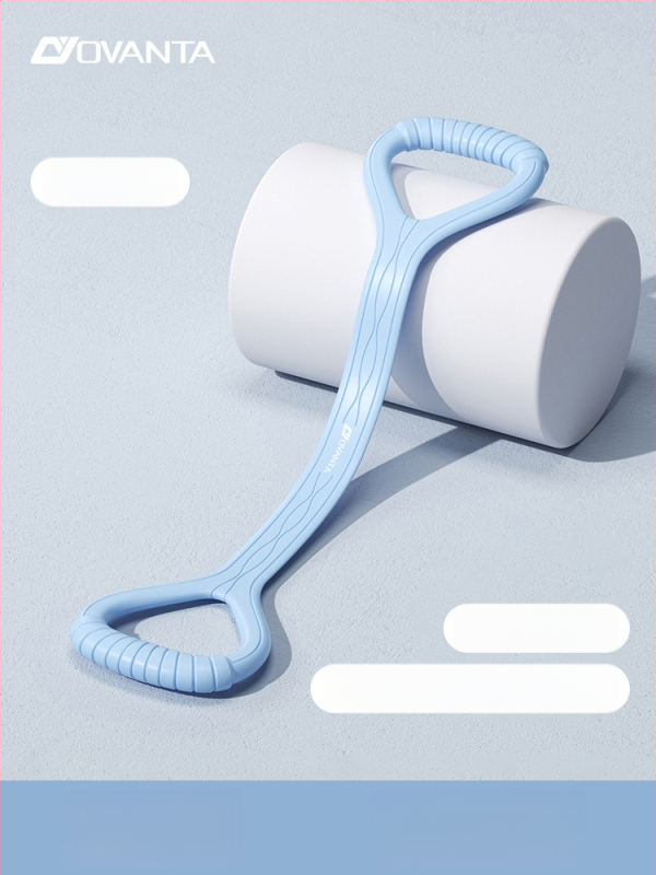 Figure-8 σιλικόνης ταινία αντίστασης – Ovanda Pull Exerciser, εκγύμναση πλάτης, άνοιγμα ώμων, ελαστική ταινία γιόγκα για οικιακή χρήση