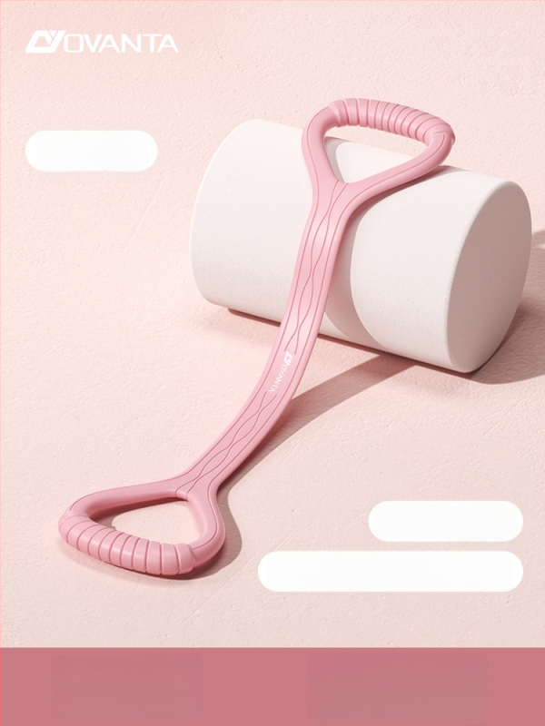 Figure-8 σιλικόνης ταινία αντίστασης – Ovanda Pull Exerciser, εκγύμναση πλάτης, άνοιγμα ώμων, ελαστική ταινία γιόγκα για οικιακή χρήση