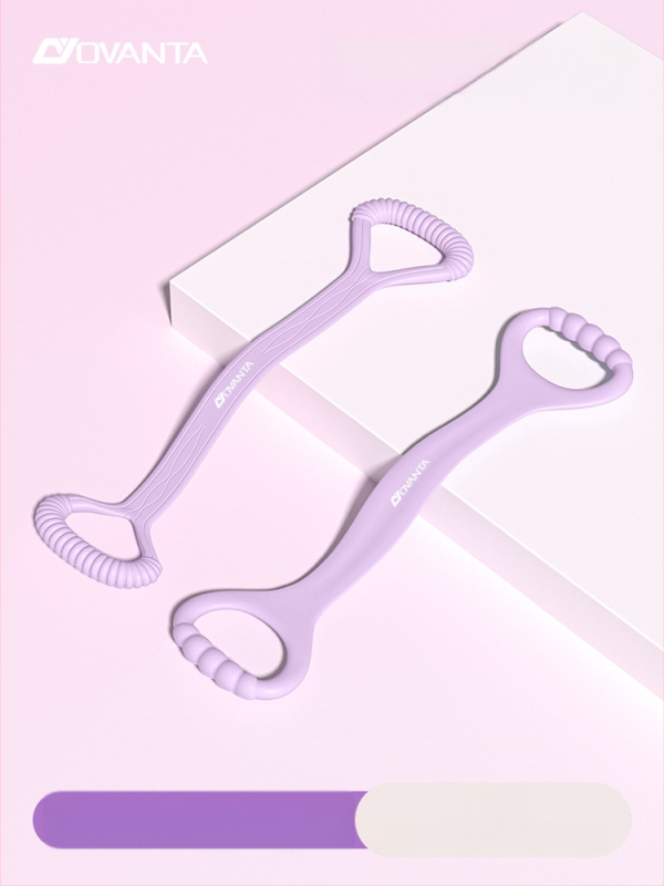 Figure-8 σιλικόνης ταινία αντίστασης – Ovanda Pull Exerciser, εκγύμναση πλάτης, άνοιγμα ώμων, ελαστική ταινία γιόγκα για οικιακή χρήση