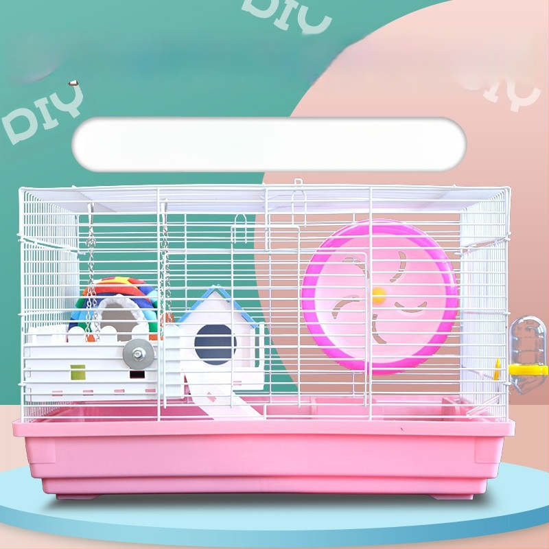 Μεταλλικό κλουβί για χάμστερ, ορθογώνιο, εξαερισμένο και εύκολο στον καθαρισμό