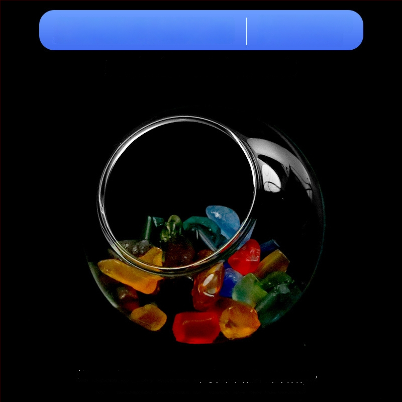 Σετ διακοσμήσεων τοπίου ενυδρείου — γυάλινη κατασκευή; στρογγυλός σχεδιασμός; παρατήρηση και κάλυψη; εξοπλισμός ενυδρείου