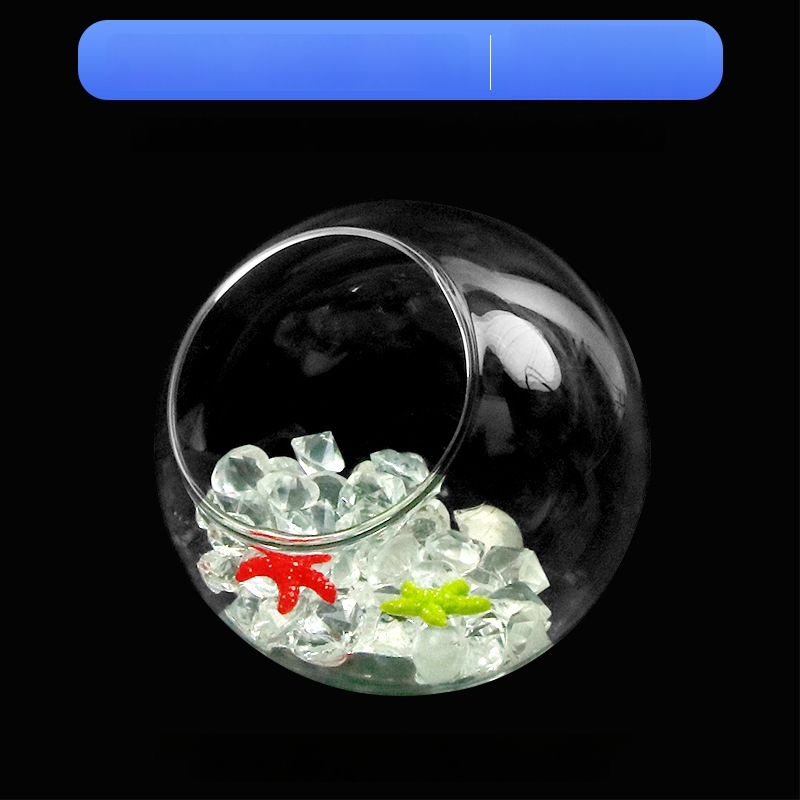 Σετ διακοσμήσεων τοπίου ενυδρείου — γυάλινη κατασκευή; στρογγυλός σχεδιασμός; παρατήρηση και κάλυψη; εξοπλισμός ενυδρείου