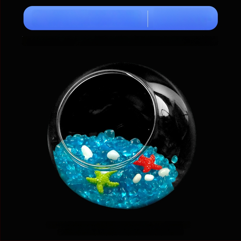 Σετ διακοσμήσεων τοπίου ενυδρείου — γυάλινη κατασκευή; στρογγυλός σχεδιασμός; παρατήρηση και κάλυψη; εξοπλισμός ενυδρείου