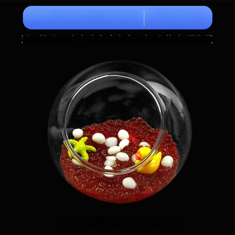 Σετ διακοσμήσεων τοπίου ενυδρείου — γυάλινη κατασκευή; στρογγυλός σχεδιασμός; παρατήρηση και κάλυψη; εξοπλισμός ενυδρείου