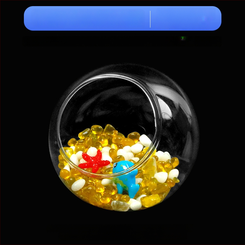 Σετ διακοσμήσεων τοπίου ενυδρείου — γυάλινη κατασκευή; στρογγυλός σχεδιασμός; παρατήρηση και κάλυψη; εξοπλισμός ενυδρείου