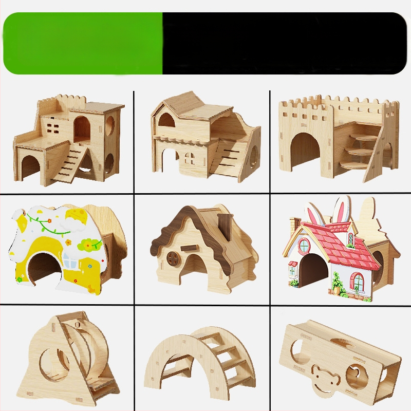 Ξύλινο σπιτάκι καταφύγιο για χάμστερ • Για χάμστερ • Υλικό: Ξύλο • Δεν είναι εισαγόμενο