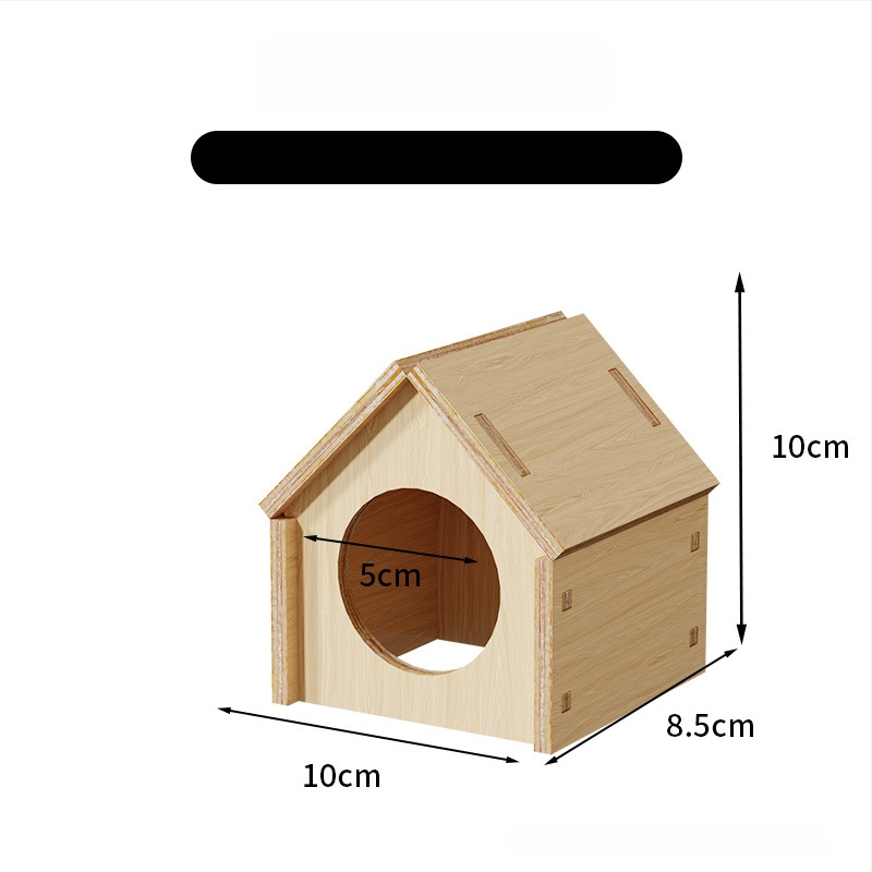 Ξύλινο σπιτάκι καταφύγιο για χάμστερ • Για χάμστερ • Υλικό: Ξύλο • Δεν είναι εισαγόμενο