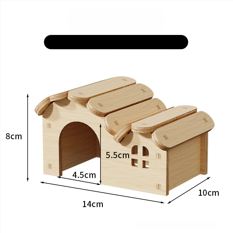 Ξύλινο σπιτάκι καταφύγιο για χάμστερ • Για χάμστερ • Υλικό: Ξύλο • Δεν είναι εισαγόμενο