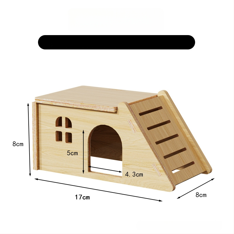 Ξύλινο σπιτάκι καταφύγιο για χάμστερ • Για χάμστερ • Υλικό: Ξύλο • Δεν είναι εισαγόμενο