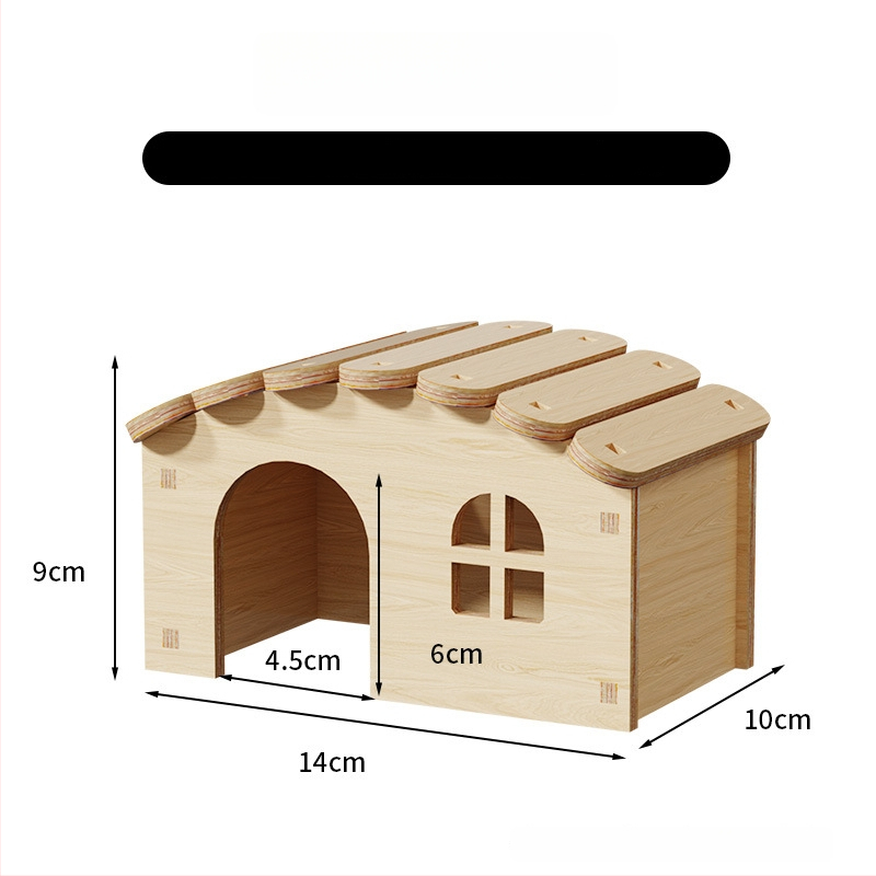 Ξύλινο σπιτάκι καταφύγιο για χάμστερ • Για χάμστερ • Υλικό: Ξύλο • Δεν είναι εισαγόμενο