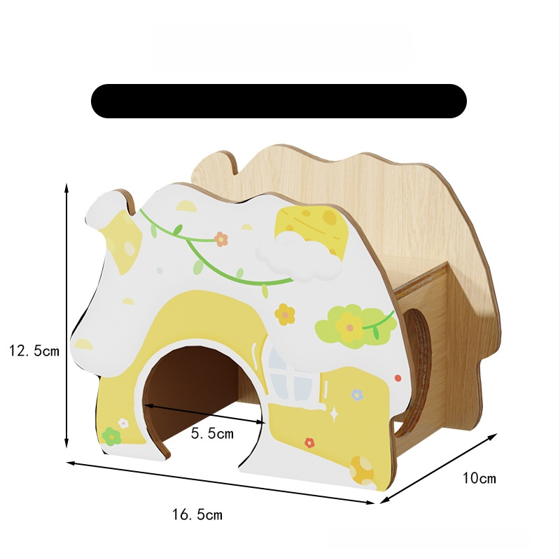 Ξύλινο σπιτάκι καταφύγιο για χάμστερ • Για χάμστερ • Υλικό: Ξύλο • Δεν είναι εισαγόμενο