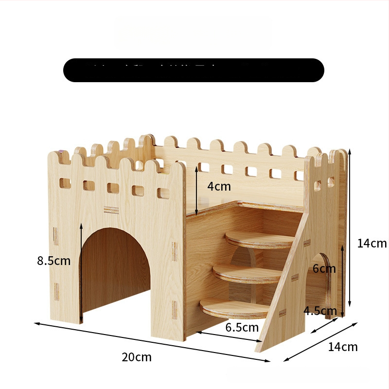 Ξύλινο σπιτάκι καταφύγιο για χάμστερ • Για χάμστερ • Υλικό: Ξύλο • Δεν είναι εισαγόμενο