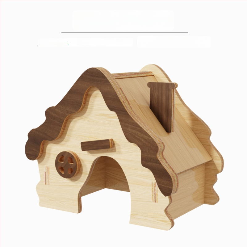 Ξύλινο σπιτάκι καταφύγιο για χάμστερ • Για χάμστερ • Υλικό: Ξύλο • Δεν είναι εισαγόμενο