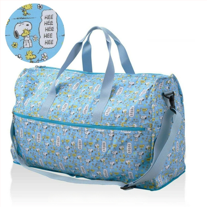 Duffel torba za putovanje, 36-55L, Oxford platno, sklopiva, uzorak anime crtani, gradski minimalistički stil, unisex